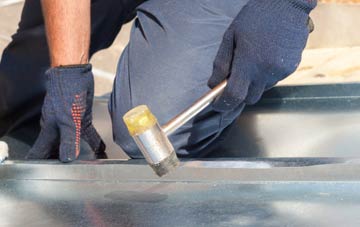 Huntington metal flat roofing repairs